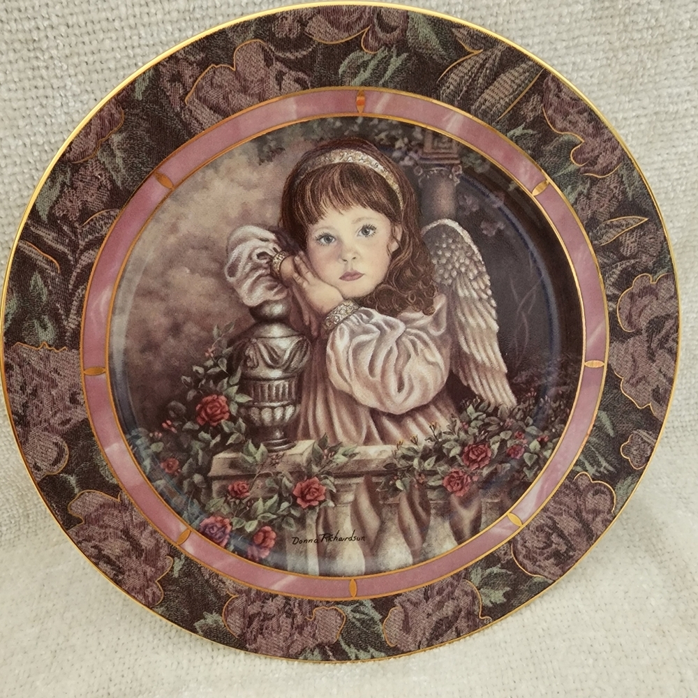 Bradford Exchange-NEW- 1993 “Hope” Garden Of Innocence Plate Collection